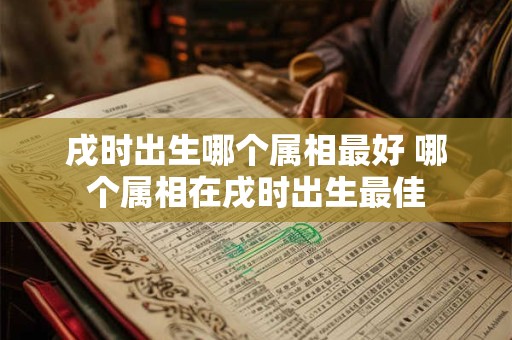 戌时出生哪个属相最好 哪个属相在戌时出生最佳