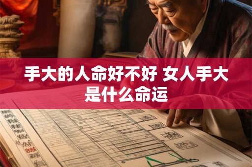 手大的人命好不好 女人手大是什么命运
