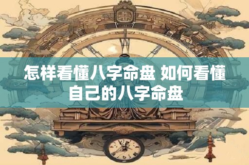 怎样看懂八字命盘 如何看懂自己的八字命盘