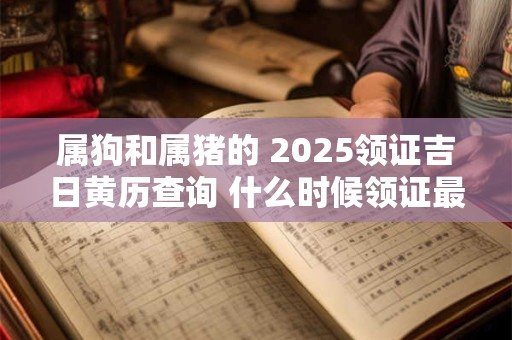 属狗和属猪的 2025领证吉日黄历查询 什么时候领证最吉利