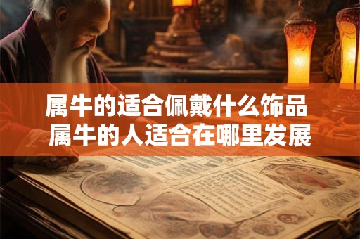 属牛的适合佩戴什么饰品 属牛的人适合在哪里发展