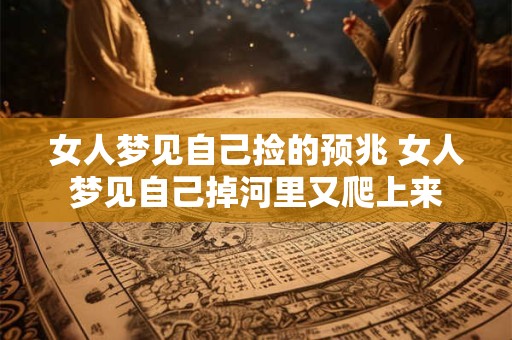 女人梦见自己捡的预兆 女人梦见自己掉河里又爬上来
