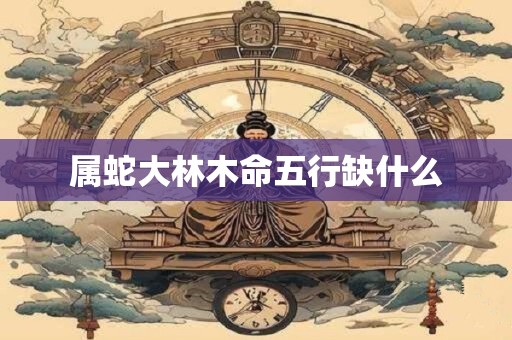 属蛇大林木命五行缺什么