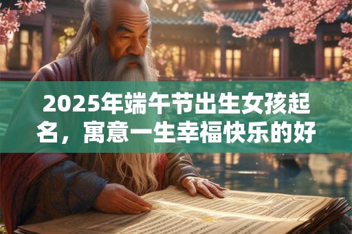2025年端午节出生女孩起名，寓意一生幸福快乐的好名字