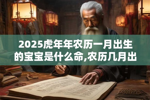 2026虎年年农历一月出生的宝宝是什么命,农历几月出生的虎宝宝最好？