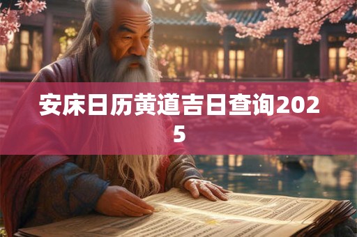 安床日历黄道吉日查询2025