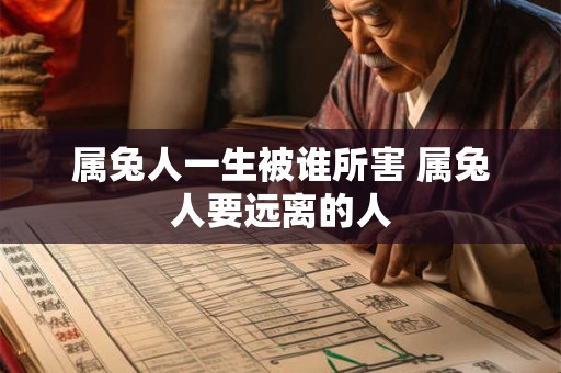 属兔人一生被谁所害 属兔人要远离的人