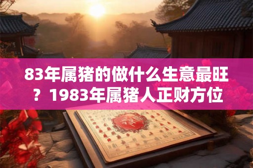 83年属猪的做什么生意最旺？1983年属猪人正财方位
