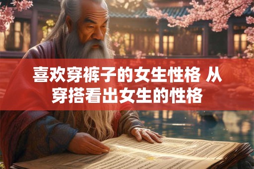 喜欢穿裤子的女生性格 从穿搭看出女生的性格
