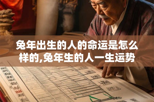 兔年出生的人的命运是怎么样的,兔年生的人一生运势
