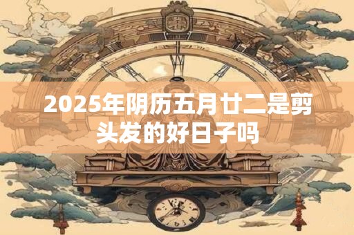 2025年阴历五月廿二是剪头发的好日子吗