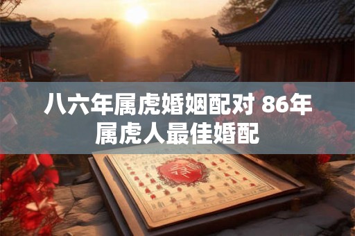 八六年属虎婚姻配对 86年属虎人最佳婚配