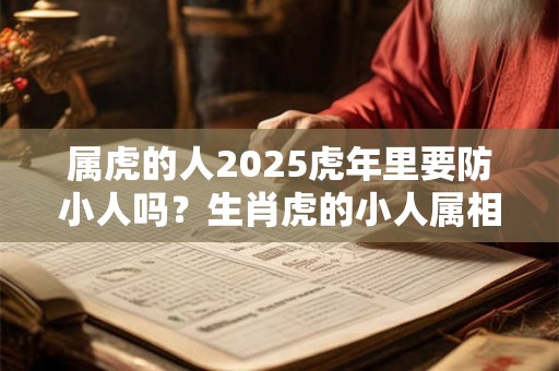 属虎的人2025虎年里要防小人吗？生肖虎的小人属相