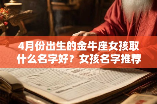 4月份出生的金牛座女孩取什么名字好？女孩名字推荐