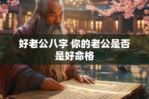 好老公八字 你的老公是否是好命格