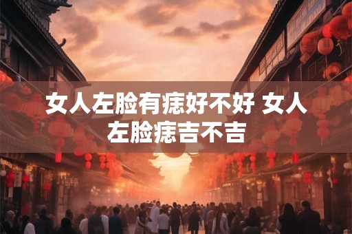 女人左脸有痣好不好 女人左脸痣吉不吉
