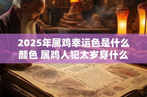 2026年属鸡幸运色是什么颜色 属鸡人犯太岁穿什么颜色转运