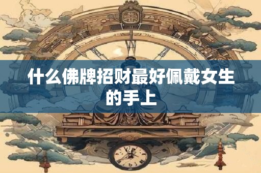 什么佛牌招财最好佩戴女生的手上