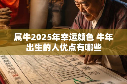 属牛2026年幸运颜色 牛年出生的人优点有哪些