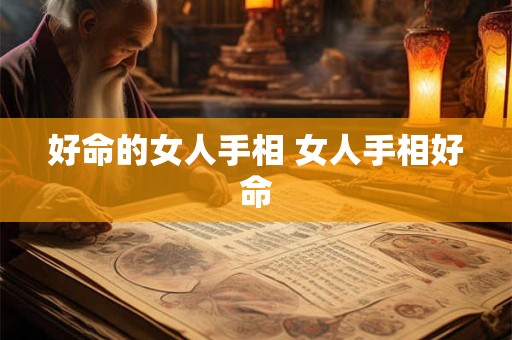 好命的女人手相 女人手相好命