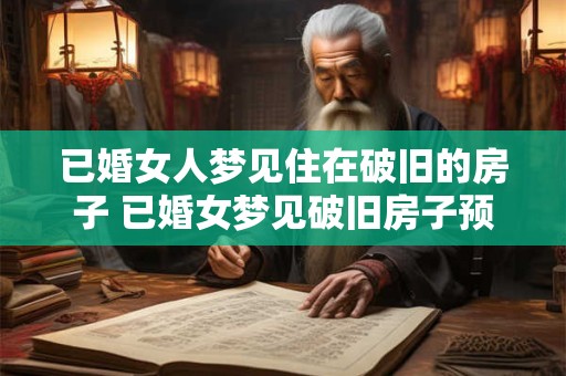 已婚女人梦见住在破旧的房子 已婚女梦见破旧房子预示什么