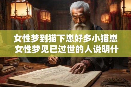 女性梦到猫下崽好多小猫崽 女性梦见已过世的人说明什么