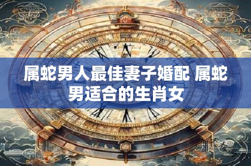属蛇男人最佳妻子婚配 属蛇男适合的生肖女