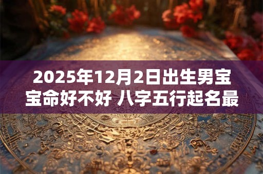2025年12月2日出生男宝宝命好不好 八字五行起名最全款