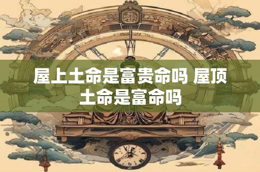 屋上土命是富贵命吗 屋顶土命是富命吗