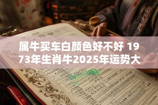 属牛买车白颜色好不好 1973年生肖牛2025年运势大全 属牛买车白颜色好不好 1973年生肖牛2025年运势大全