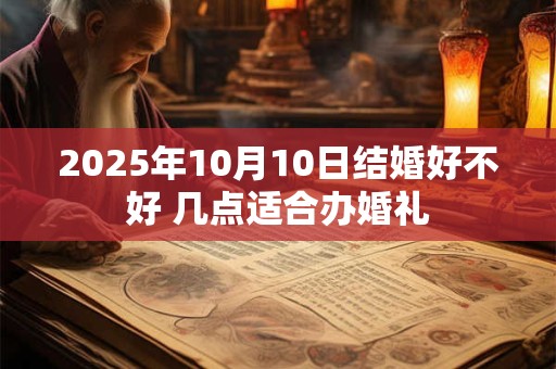 2025年10月10日结婚好不好 几点适合办婚礼