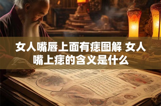女人嘴唇上面有痣图解 女人嘴上痣的含义是什么