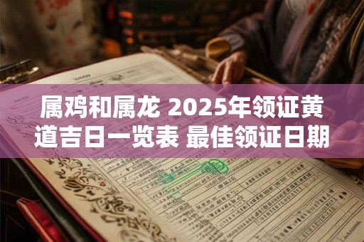 属鸡和属龙 2025年领证黄道吉日一览表 最佳领证日期