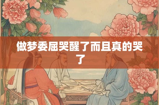做梦委屈哭醒了而且真的哭了