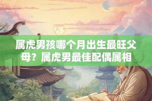 属虎男孩哪个月出生最旺父母？属虎男最佳配偶属相