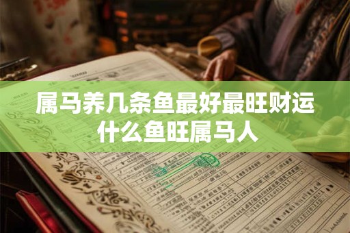 属马养几条鱼最好最旺财运 什么鱼旺属马人