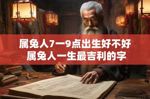 属兔人7一9点出生好不好 属兔人一生最吉利的字