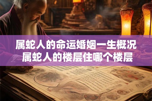 属蛇人的命运婚姻一生概况 属蛇人的楼层住哪个楼层最旺