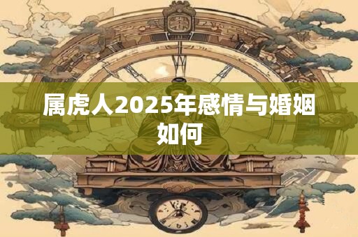 属虎人2025年感情与婚姻如何