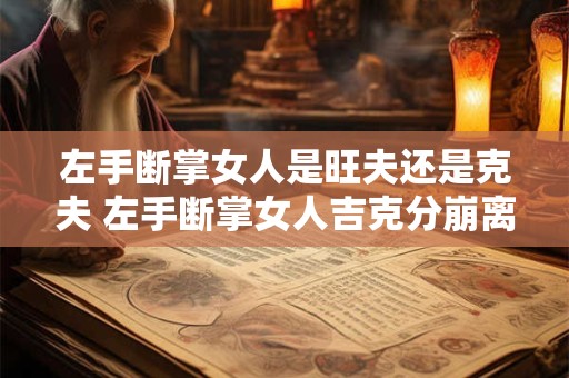 左手断掌女人是旺夫还是克夫 左手断掌女人吉克分崩离析还是鸿运高飞