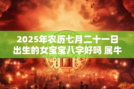 2025年农历七月二十一日出生的女宝宝八字好吗 属牛女孩取名大全
