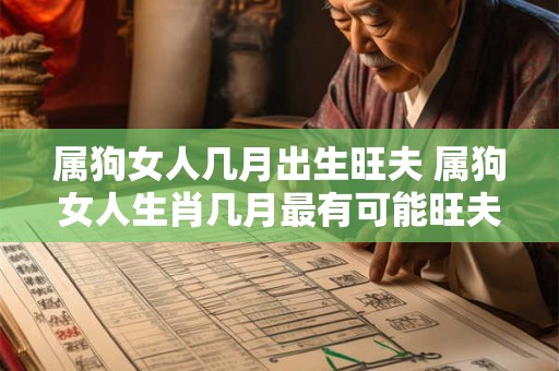 属狗女人几月出生旺夫 属狗女人生肖几月最有可能旺夫