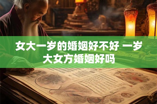 女大一岁的婚姻好不好 一岁大女方婚姻好吗