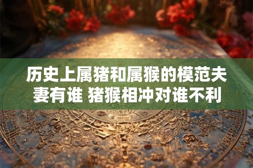 历史上属猪和属猴的模范夫妻有谁 猪猴相冲对谁不利