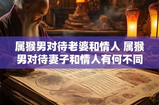 属猴男对待老婆和情人 属猴男对待妻子和情人有何不同