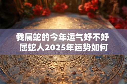 我属蛇的今年运气好不好 属蛇人2025年运势如何