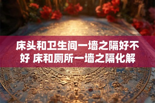 床头和卫生间一墙之隔好不好 床和厕所一墙之隔化解方法