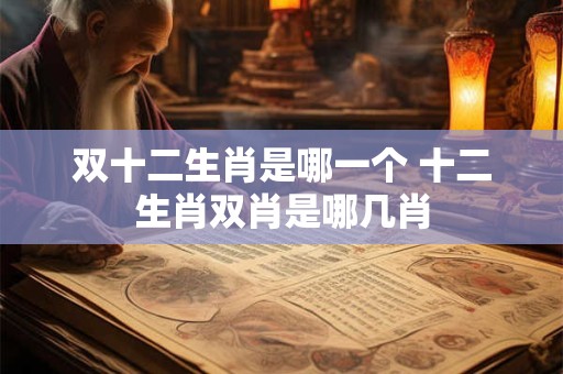 双十二生肖是哪一个 十二生肖双肖是哪几肖