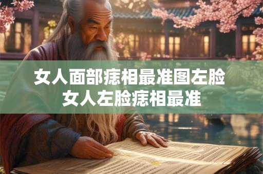 女人面部痣相最准图左脸 女人左脸痣相最准