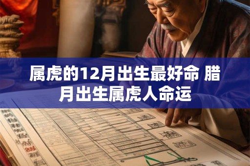属虎的12月出生最好命 腊月出生属虎人命运 属虎的12月出生最好命 腊月出生属虎人命运